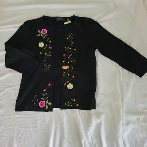 Dana Buchman Silk Blend cardigan